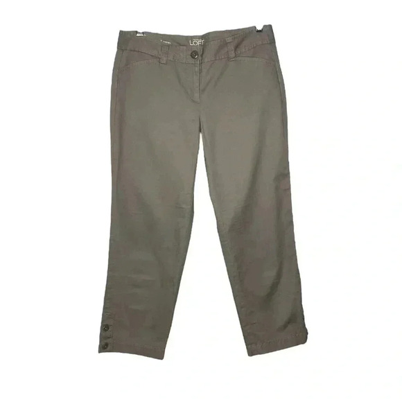 Ann Taylor LOFT Original Crop Casual Pants - Picture 1 of 4